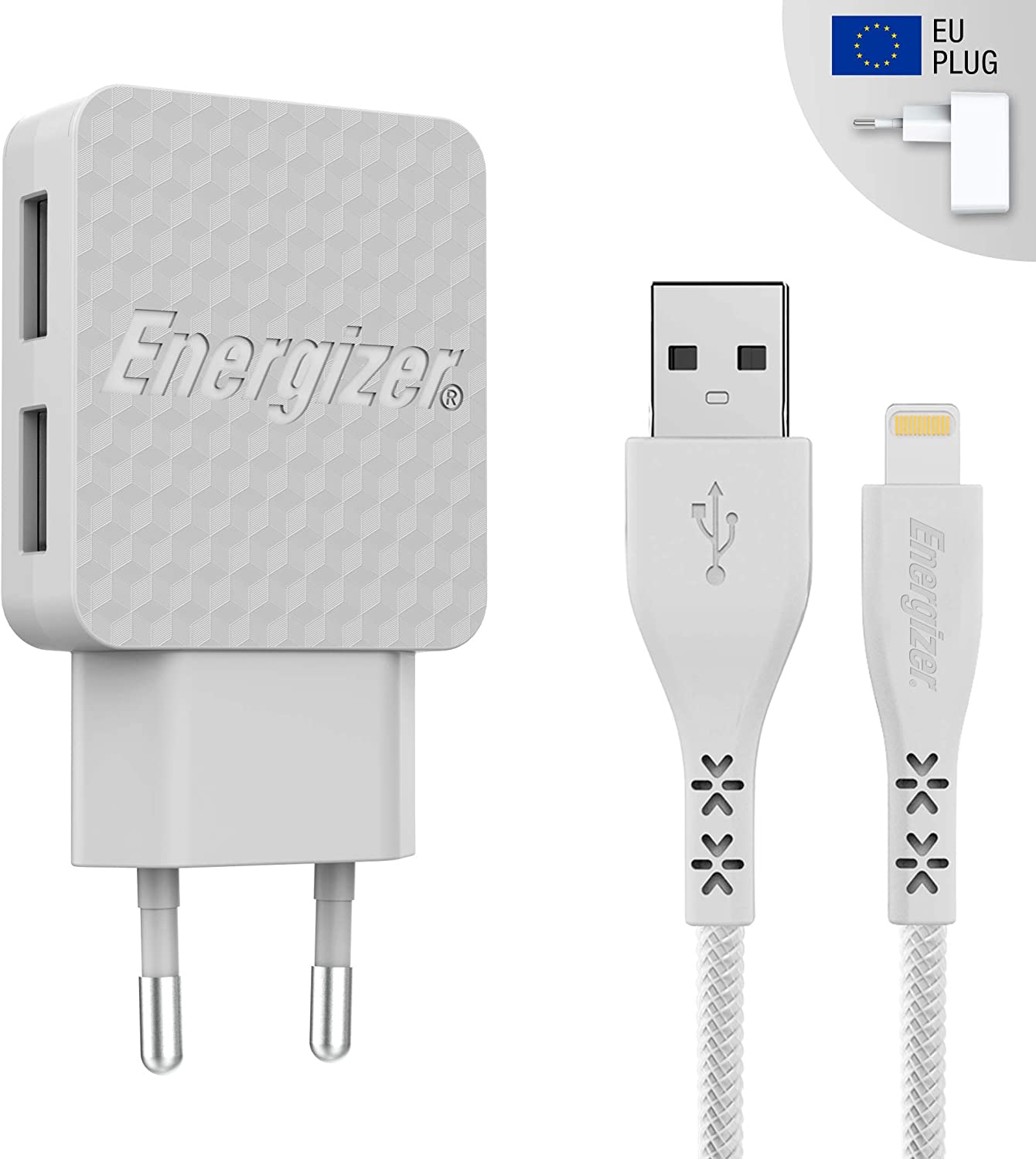 Energizer Lightning and USB Cable Wall Charger photo 