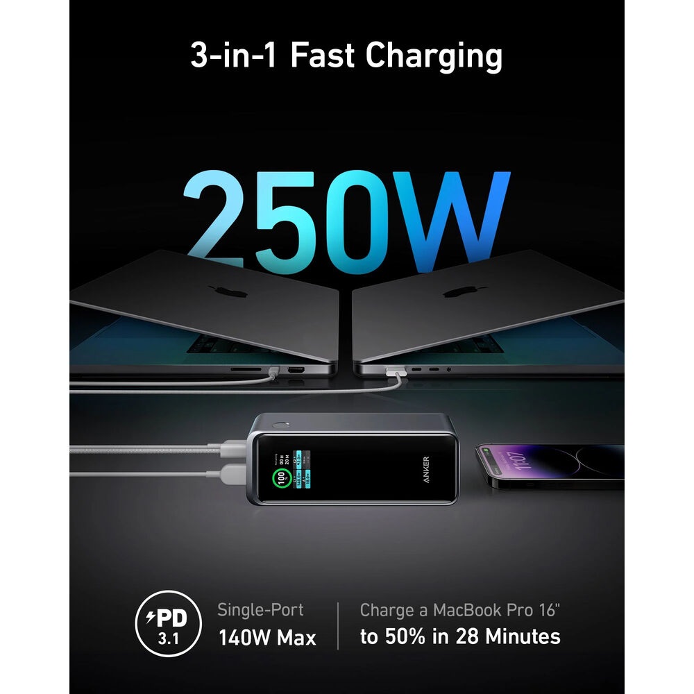 Anker Prime Power Bank 27650Mah 250W photo