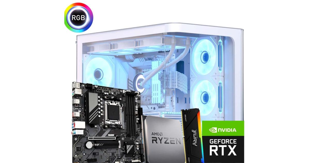 AMD RYZEN 5 9600X // RTX 5070 12GB // 16GB DDR5 RAM - PC Build photo 