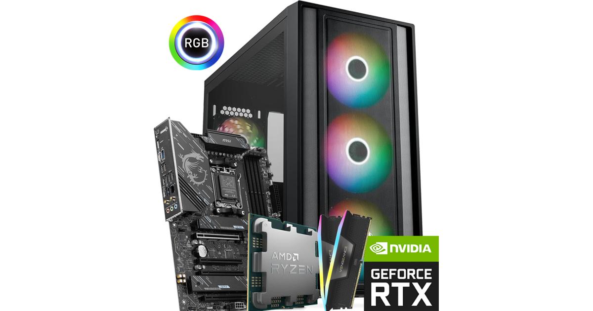 AMD RYZEN 9 9900X // RTX 5080 16GB // 32GB RAM - High-End Custom Build