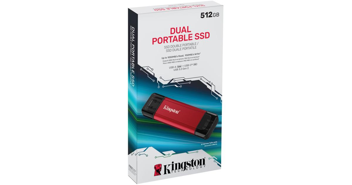 Kingston Dual Portable SSD 512GB USB 3.2 Gen 2 photo 