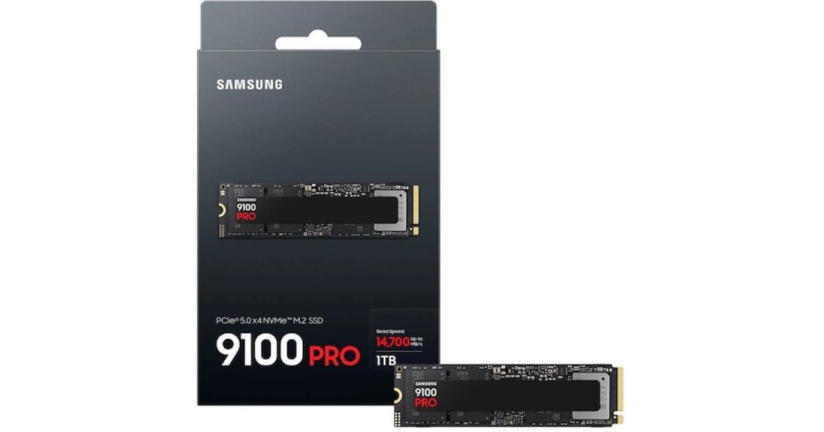 Samsung 9100 PRO 1TB PCIe 5.0 NVMe M.2 SSD
