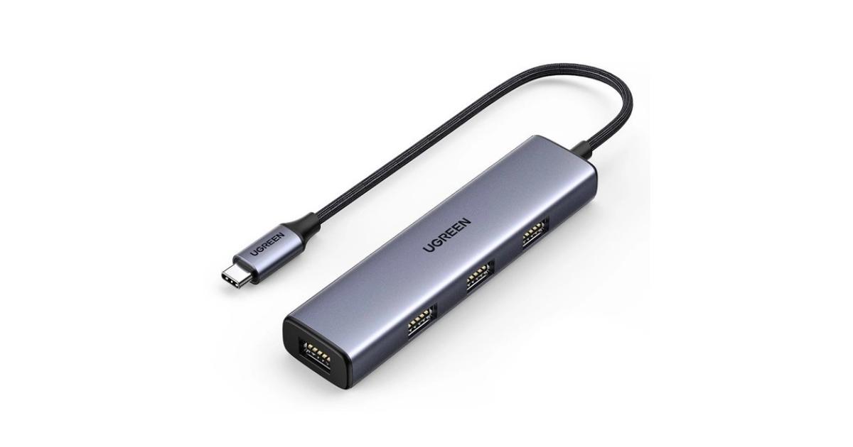 UGREEN CM473 USB Type-C Hub 4x USB 3.2 Gen 1 photo 