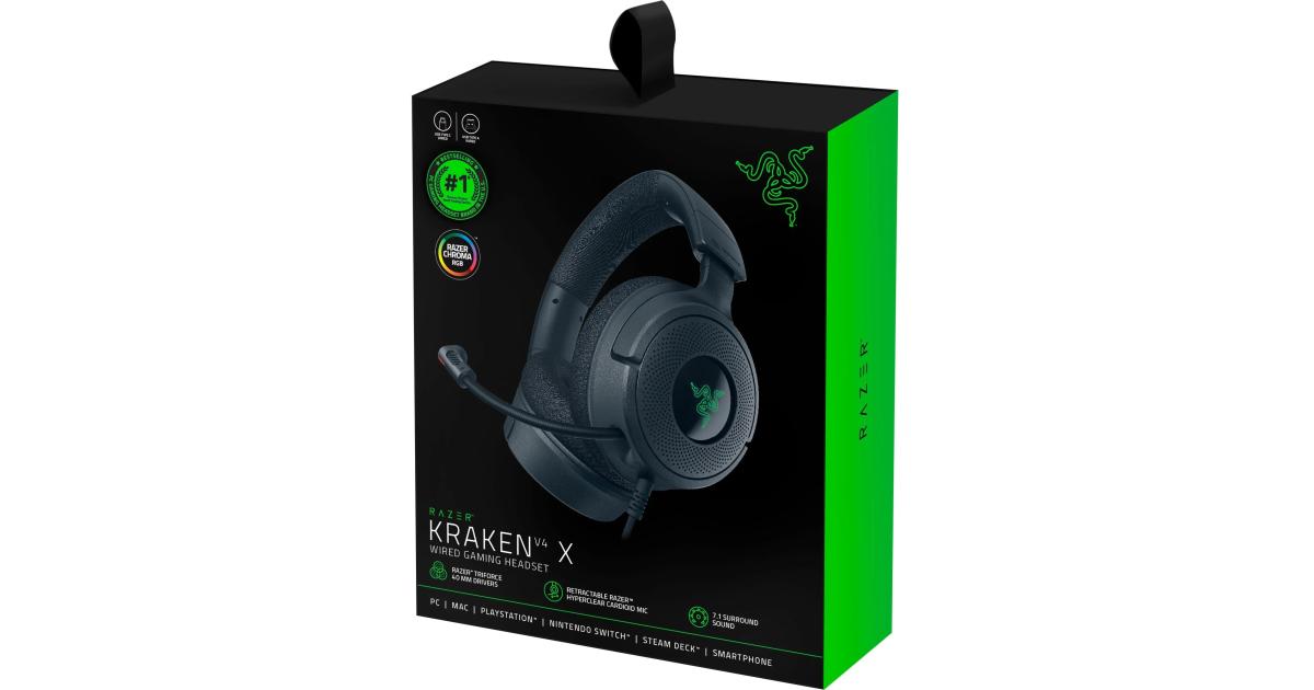 Razer Kraken V4 X Chroma RGB Wired Gaming Headset photo 