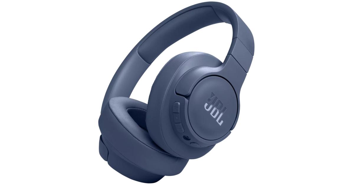JBL Tune 770NC Adaptive Noise Cancelling Wireless Over-Ear Headphones Blue photo 
