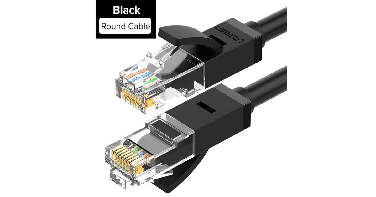 UGREEN Cat6 RJ45 Ethernet Network Cable Black 1M photo 