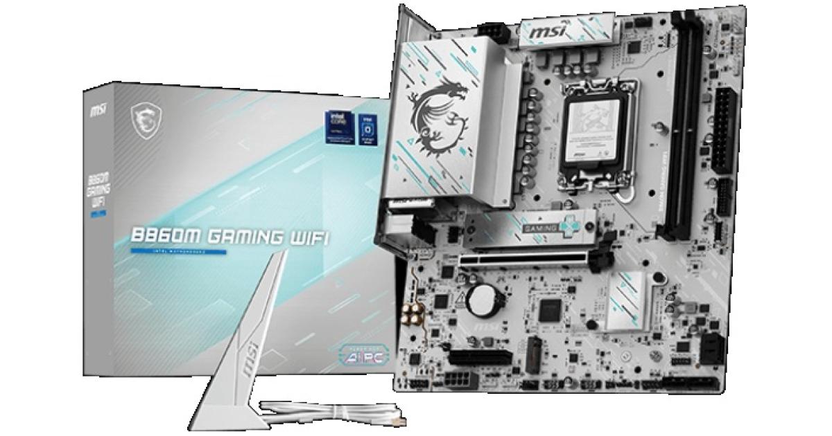 MSI B860M GAMING WIFI, Intel Core Ultra (Series 2), LGA 1851/DDR5/PCIe 5.0/2xM.2 - mATX Gaming MotherBoard photo 