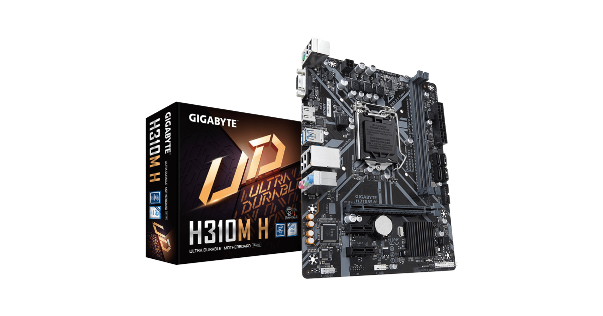 GIGABYTE H310M H MicroATX 9TH & 8TH Gen Motherboard photo 