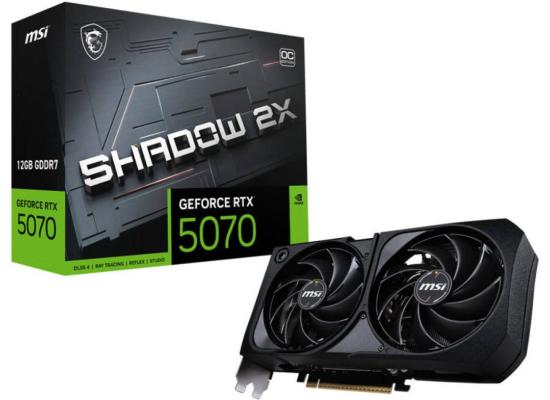 MSI GeForce RTX 5070 SHADOW 2X OC 12GB GDDR7 photo 