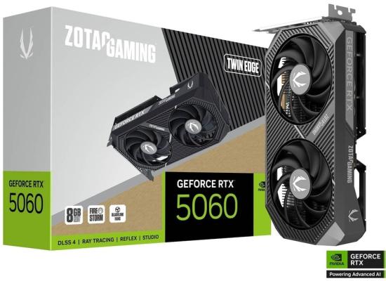 ZOTAC GAMING GeForce RTX 5060 Twin Edge 8GB GDDR7
