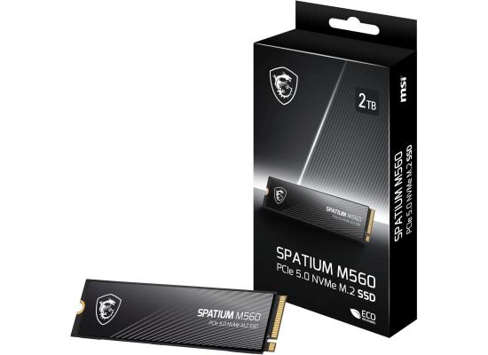 MSI SPATIUM M560 2TB PCIe 5.0 NVMe M.2 SSD - 10300/8700 MB/s photo 
