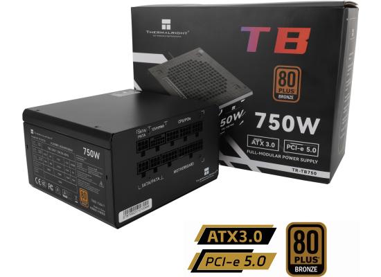 Thermalright TB-750 750W 80 Plus Bronze Full Modular Power Supply White Photo