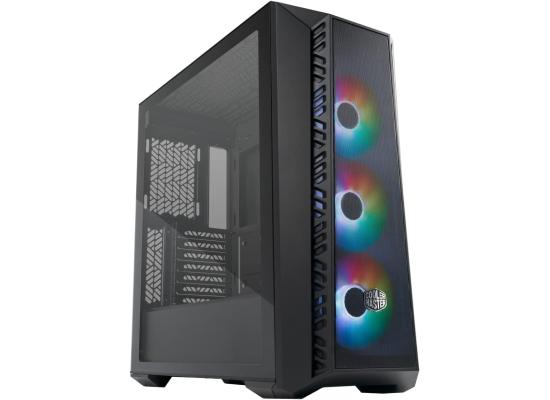 Cooler Master MasterBox 520 Mesh ARGB Mid Tower 3x CF120 ARGB Fans photo 
