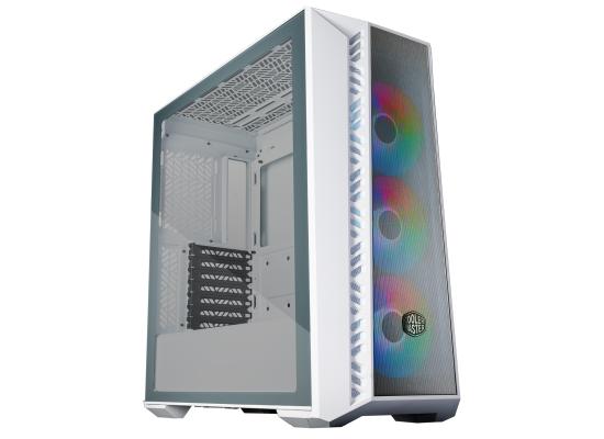 Cooler Master MasterBox 520 Mesh ARGB Mid Tower White 3x CF120 ARGB Fans photo 