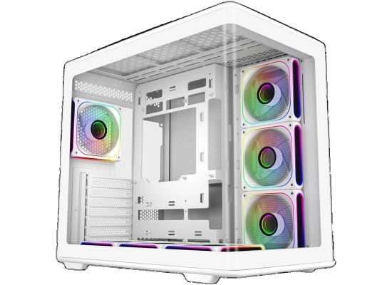 Cooler Master Elite 600 White ATX ARGB Mid Tower Fish Tank 7x 120mm photo 