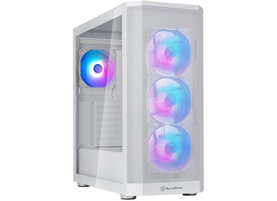 SilverStone FARA 514X White ARGB ATX Mid Tower Dual 360mm Radiator Support photo 